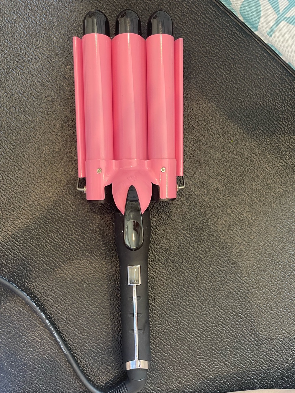Three barrel curling iron, Mermaid waves.